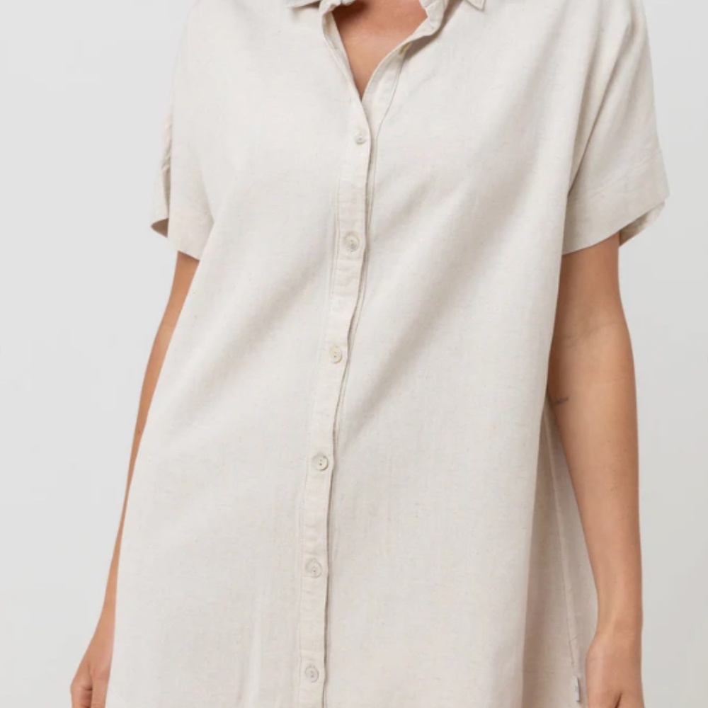Classic Shirt Dress Linen